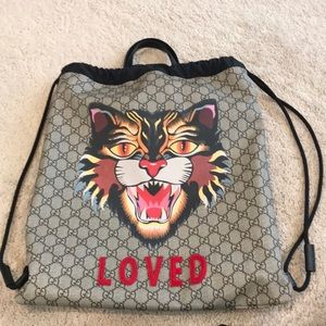 gucci loved backpack
